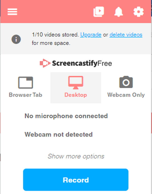 Screencastify Record Rozszerzenie Screencastify