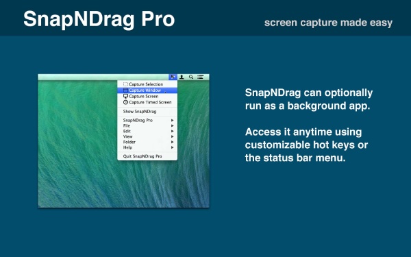 SnapNDrag Snipping-Tool für Mac