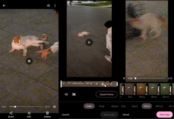 Google Fotos So trimmen Sie ein Video auf Android