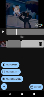 Hur man suddar ansikten i en video på Android