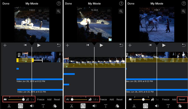 iMovie บน iPhone