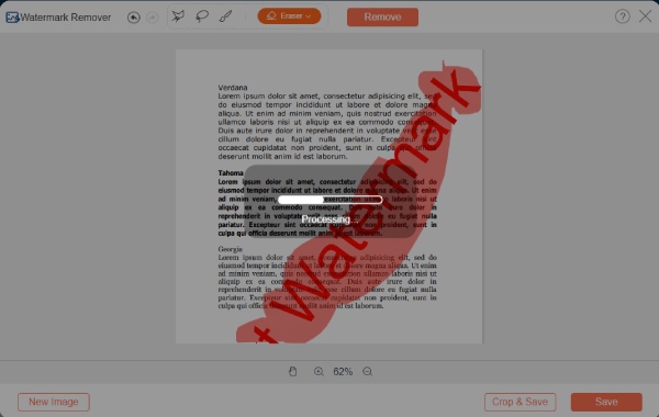 Removing Watermark