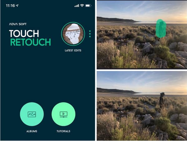 Use TouchRetouch to Crop Someone Out of Picture