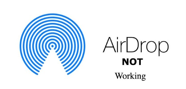 Airdrop không hoạt động