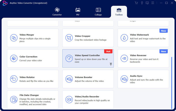 Caseta de instrumente AnyRec