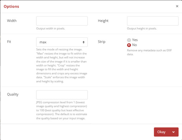 Klucz do opcji Cloud Convert