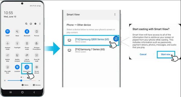 Default Notification Panel Screencast