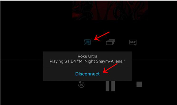 Disconnettiti da Roku