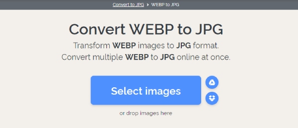 ILOVE IMG Konvertera Webp till JPG