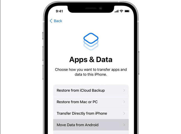 Move Data From Android