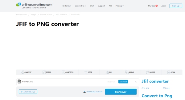 Online Converter Gratis JFIF naar PNG 