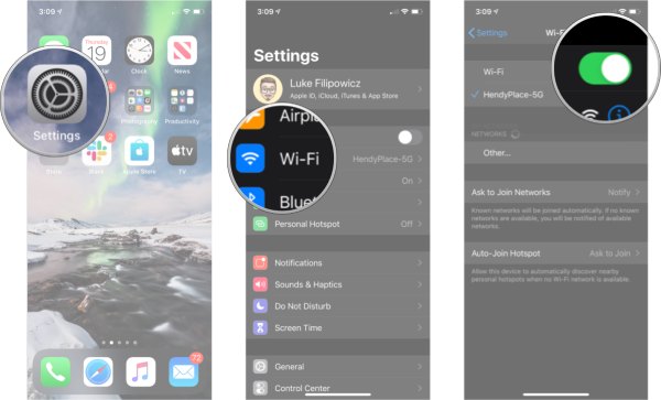 Open WiFi en Bluetooth