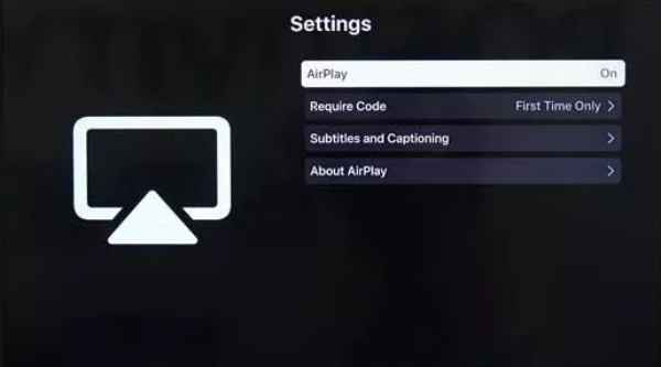 Kapcsolja be az Airplay-t a Samsung TV-n