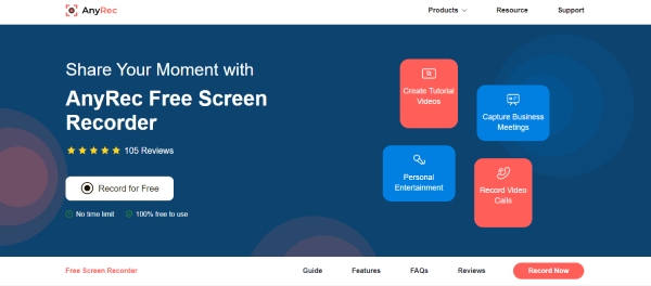 anyrec free screen recorder