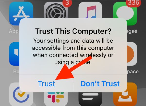 Copia de seguridad de iPhone con Finder