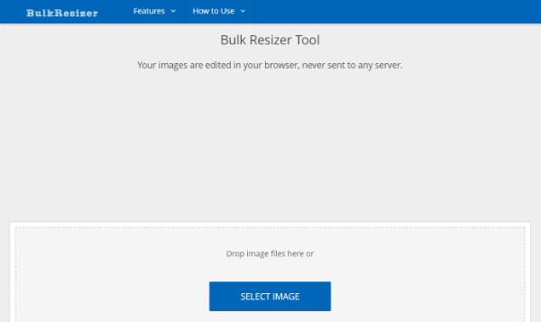 Bulkresizer Interface