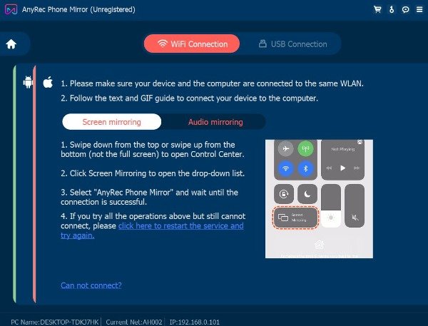 Connect iPad and PC AnyRec