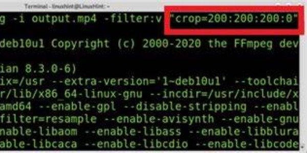 使用 FFMPEG 裁剪和调整视频大小