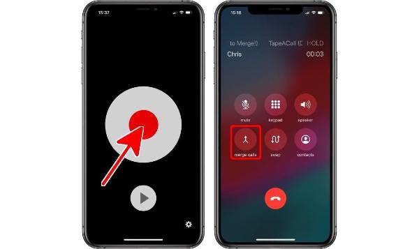 Tapeacall के साथ iPhone पर रिकॉर्डिंग कॉल