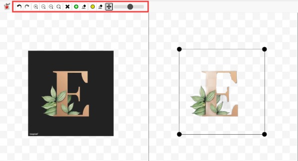 ロゴ PhotoScissor から背景を削除