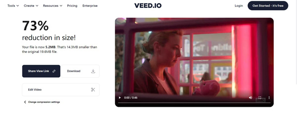 Save Video in Veed