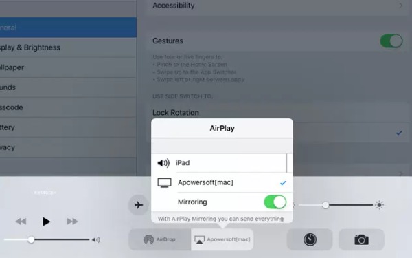 Share iPad Screen on Mac with ApowerMirror