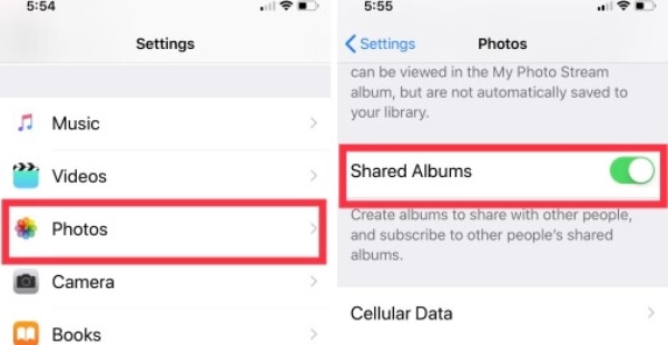 Upload Certain Photos iCloud