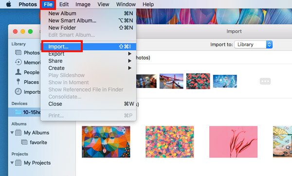 从 Mac 上传照片到 iCloud