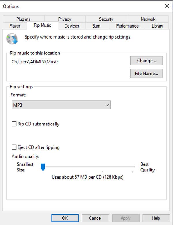 Convert AIFF to MP3 with Windows Media Player