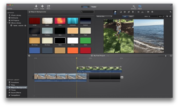 iMovie Interface