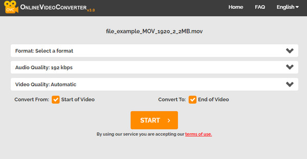 Online Video Converter indítása