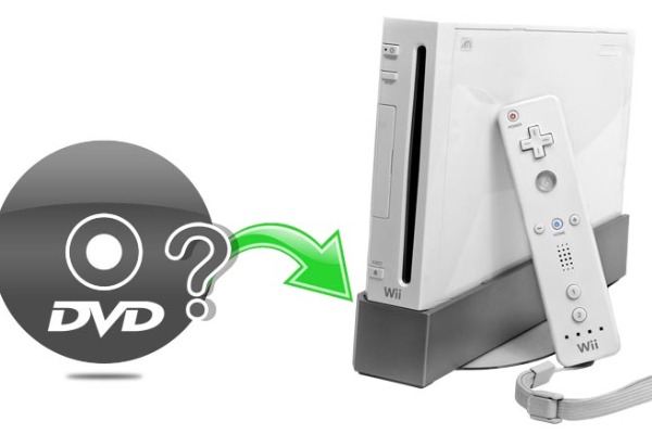 قم بتشغيل DVD على Wii