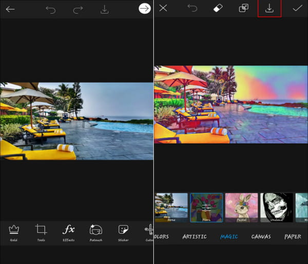 PicsArt Cắt ảnh GIF