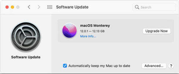 อัปเดตเวอร์ชัน Mac OS