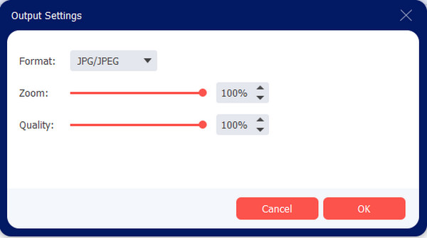 AnyRec Output Settings Vad är TIFF