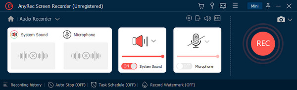 AnyRec 声音设置