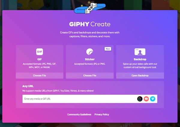 Giphy GIF létrehozása