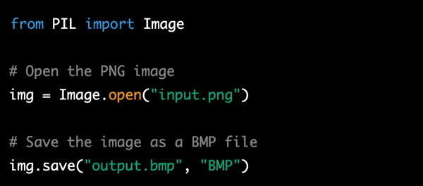 PNG do BMP Python 1