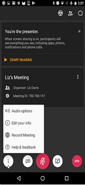 Android 录制 GoToMeeting 主机