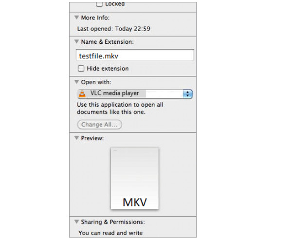 VLC Mac Öppna med
