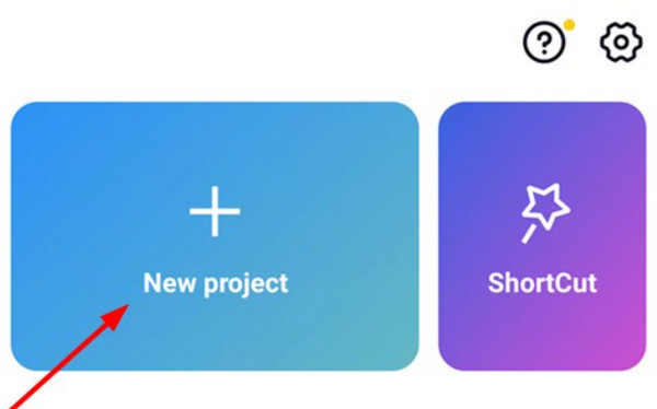 Capcut Créer un nouveau projet