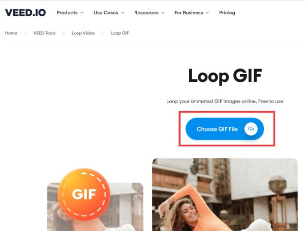 启动 GIF Loop Maker Veedio