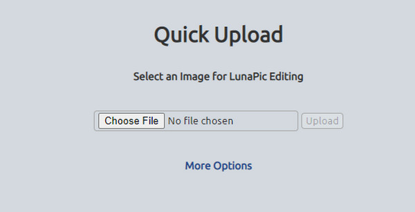 Lunapic Choose File