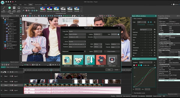 Editor de video gratuito VSDC