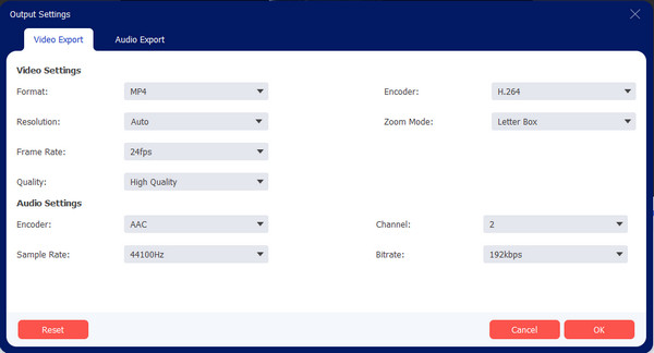 AnyRec Output Settings