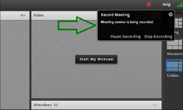 Adobe Stop Recording