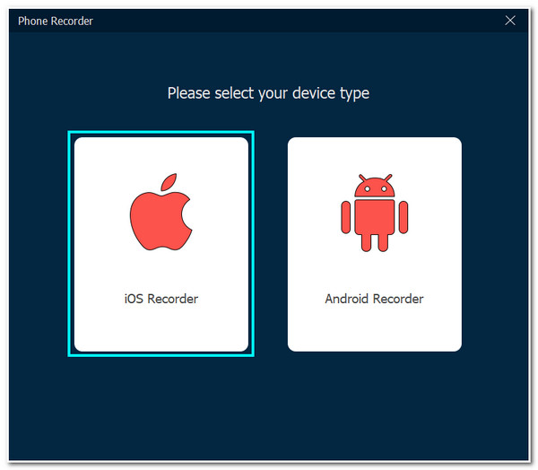 AnyRec Select Phone Recorder and iOS Recorder