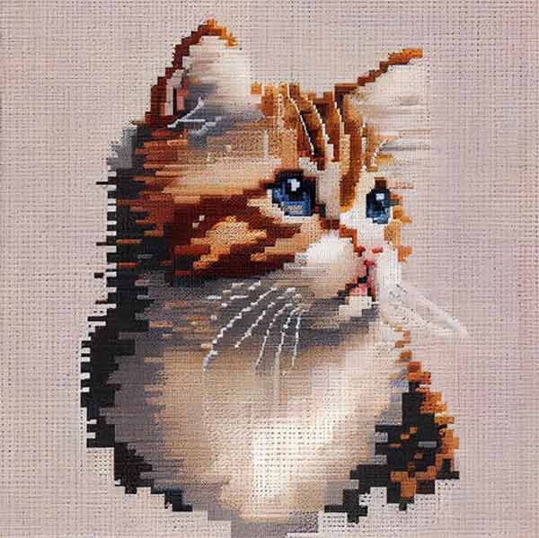 Cross Stitch de MidJourney