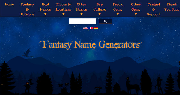 Fantasy Name Generator