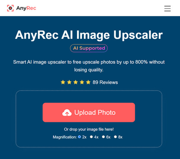 AnyRec AI Image Upscaler